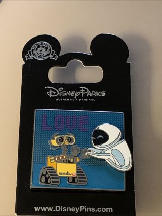 Disney 2014 Wall - E - Love - Eve & Wall - E 3 - D Pin - Pins