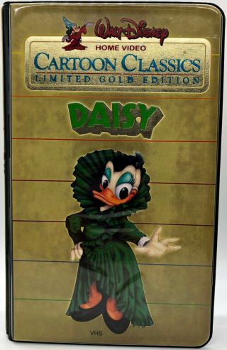 Daisy - Cartoon Classics Limited Gold Edition - Walt Disney - Vhs