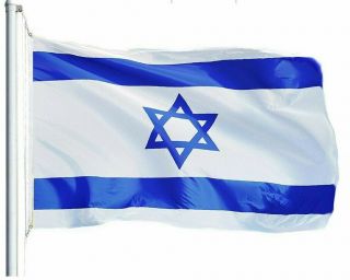 Israel (israeli) Flag 75d Printed Polyester 3x5 Ft,  G128