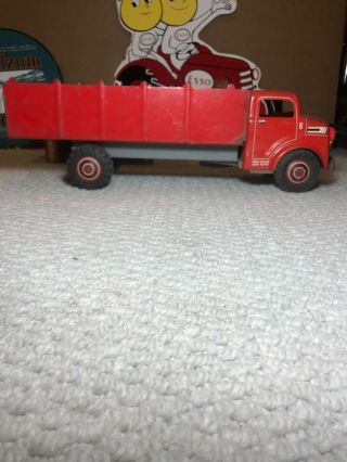 Wyandotte/marx Vintage Heavy Guage Tin Toy Red Stake Truck 18 "