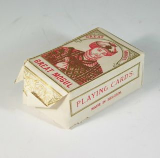 1920s Great Mogul Deck Of Paperboard Playing Cards Near In Wrapper
