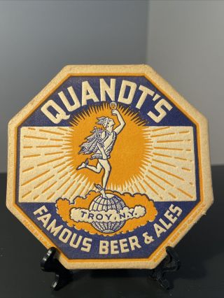 Quandt’s Beer Coaster Troy Ny
