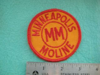 Vintage Early Minneapolis Moline Tractor Farm Implements Equipment Patch