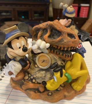 Disney’s Animal Kingdom Clock “big Dig In The Boneyard” Mickey Battery