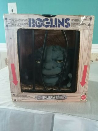 Vintage Plunk Boglins Puppet 80s Mattel