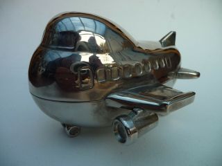 747 Silver Plated Moneybox - End Of An Era For 50 Years Passenger Service