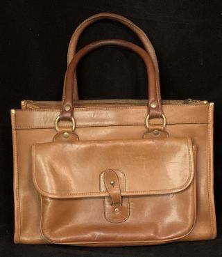 Vintage Marley Hodgson Ghurka No.  9 The Run About Satchel Shoulder Bag Leather