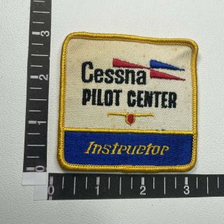 Vtg Textron Airplane Cessna Pilot Center Instructor Patch (plane,  Aircraft) S99s
