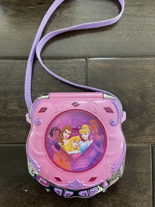 Vintage Disney Princess Cd Music Player Disneyland Belle Cinderella One Disc