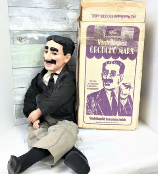 Vintage Goldberger Groucho Marx Ventriloquist 28”