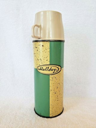 Vintage Holiday Thermos - Holiday Was A Gas Station Chain For Many Years