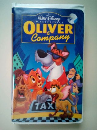 A Walt Disney Masterpiece Oliver & Company Vhs