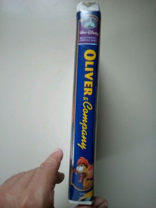 A Walt Disney Masterpiece Oliver & Company VHS 2