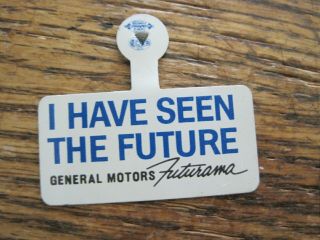 1964 York Worlds Fair General Motors Gm Futurama Pavilion Clip Pin
