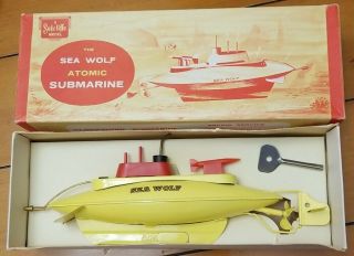 Sutcliffe The Sea Wolf Atomic Submarine Wind - Up W/ob Key