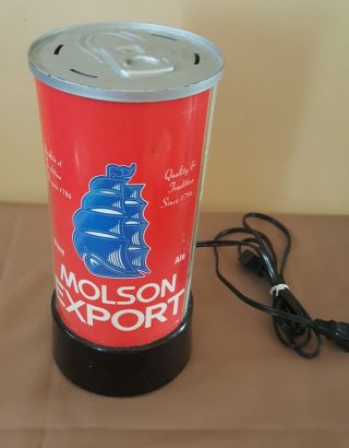Beer Can Lamp Molson Export Ale