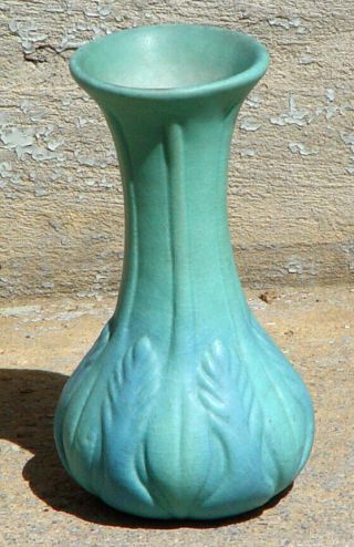 Van Briggle Vintage Vase Blue Green Art Pottery Early 20th Arts & Crafts?