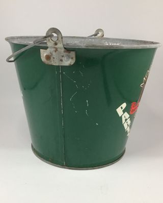 Moosehead Canadian Lager Party Bar Ice Bucket Green Vintage 2
