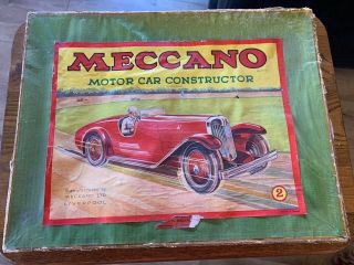 Meccano Motor Car Constructor 2 Box Only