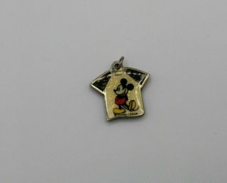 Disney Dangle Charm Charmed In The Park Mickey Mouse Shirt