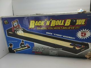 Ideal Rack N Roll Bowling 2002 Play Game Set Complete
