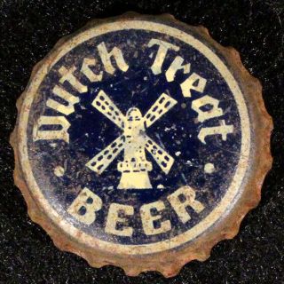 Dutch Treat Cork Lined Beer Bottle Cap Arizona Brewing Phoenix Sun Crown Ariz Az