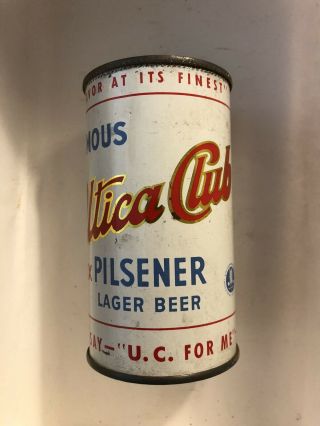 Utica Club 12oz Flat Top Beer Can West End Brewing Utica,  Ny Usbc 142 - 22