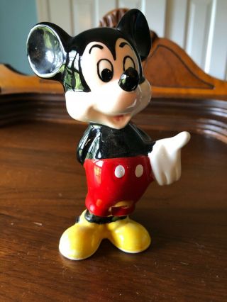 Vintage Disney Productions Porcelain Mickey Mouse - Japan