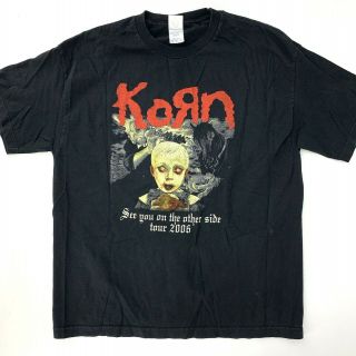 Vintage Korn T Shirt Xl Men Rock Music 2006 See You On The Other Side Tour