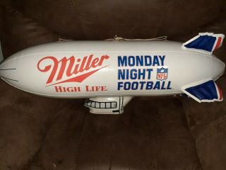 Miller High Life Nfl Advertising Inflatable Blimp 30”
