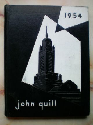 1954 " John Quill " Yearbook - John Marshall High School,  Rochester,  Ny