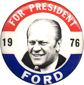 1976 Gerald Ford For President Campaign Button (2879)