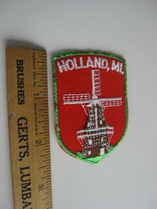 Vintage Holland Michigan Windmill Cloth Patch Unsewn BIS 3