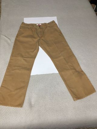 Vintage Filson Men ' s Size 36 X 34 Pants 100 Cotton USA Brown 39126 2