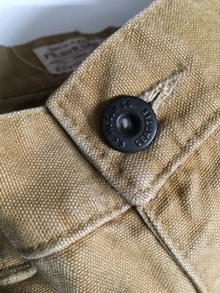 Vintage Filson Men ' s Size 36 X 34 Pants 100 Cotton USA Brown 39126 3