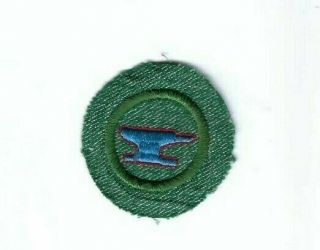 Girl Scout Patch Metal Proficiency Badge