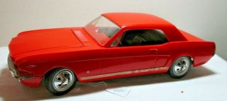 Vintage Wen Mac 1966 Hard Plastic Battery Operated Ford Mustang