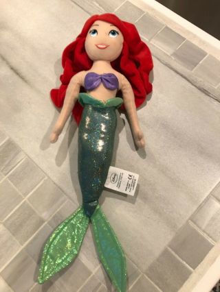 Disney Little Mermaid Ariel Plush18 " Stuffed Toy Plush