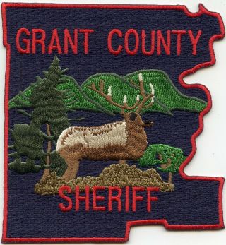 Grant County Oregon Or Sheriff Police Patch