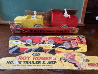 Ideal Roy Rogers Horse Trailer & Jeep