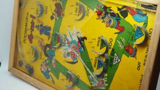Vintage Poosh - M - Up Jr.  Table Top Pinball 4 - In - 1 Game And