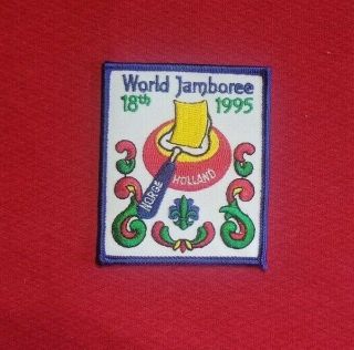 1995 Norway Contingent Patch 18th World Jamboree
