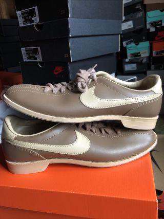 Vintage Nike Bowling Shoes Men Size 10 1/2 Tan/brown 80 