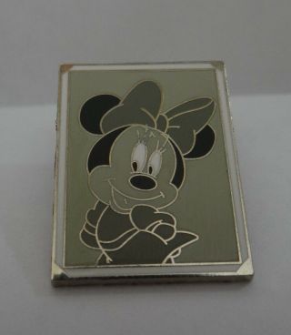 2011 Disney Pin Minnie Mouse 84192 Black White Snapshot Wdw Mystery Limited Pwp
