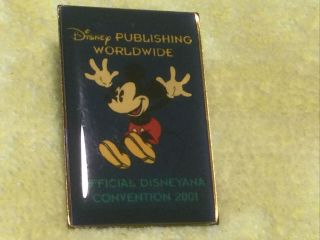 Disney Disneyana Convention 2001 Disney Worldwide Publishing Pin