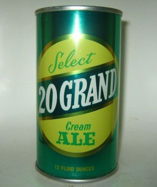 Old 20 Grand Cream Ale Beer Can Ss/bo Evansville,  St.  Paul,  South Bend