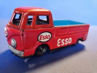 Volkswagon Type2 Single Cab Pickup Japanese Lithographed Tin Toy Esso Livery