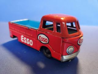 VOLKSWAGON Type2 single cab pickup Japanese lithographed Tin Toy ESSO livery 2