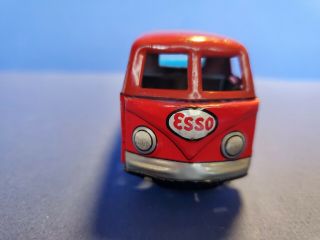 VOLKSWAGON Type2 single cab pickup Japanese lithographed Tin Toy ESSO livery 3