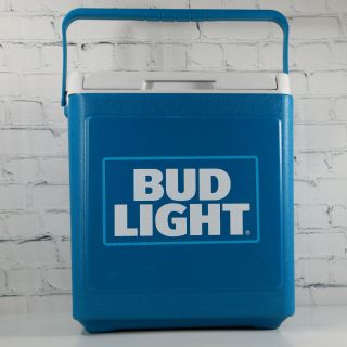 Bud Light Promotional Blue Coleman Cooler